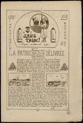 Sans tabac : n° 27, Sous-Titre : Organe aimablement rosse