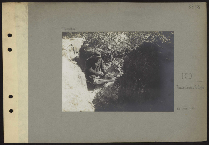 S.l. 150 mortier Louis-Philippe