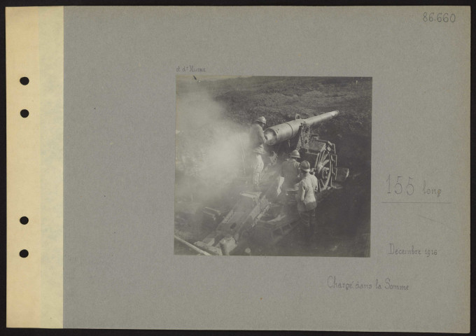S.l. (Somme). 155 long chargé
