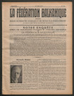 Mai 1929 - La Fédération balkanique