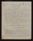 Nivelle (59) : réponses au questionnaire sur le territoire occupé par les armées allemandes