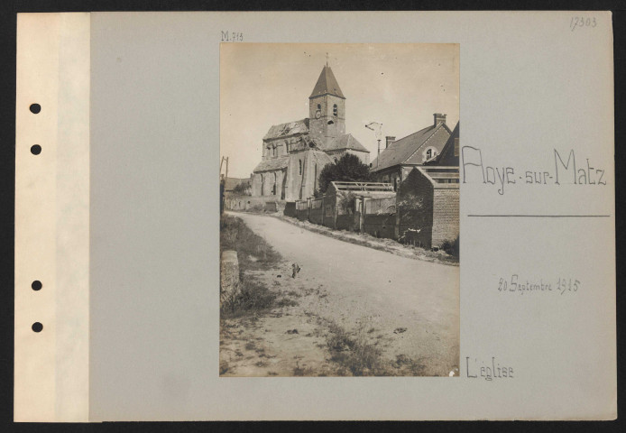 Roye-sur-Matz. L'église