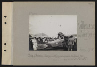 Villeneuve-sur-Verberie. Camp d'aviation : groupe des cigognes ; escadrille Spad 103 ; appareil de Fonck