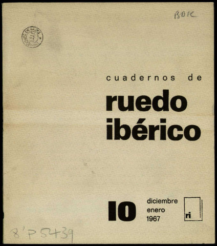 Cuadernos de Ruedo Ibérico (1967 : n° 10-15)