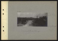 Curlu. Lisières sud-est du village