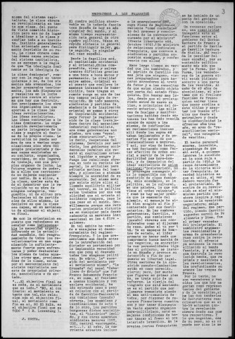 Alarma (1977 ; n°1). Sous-Titre : Boletín de Fomento obrero revolucionario. Autre titre : Boletín de FOR