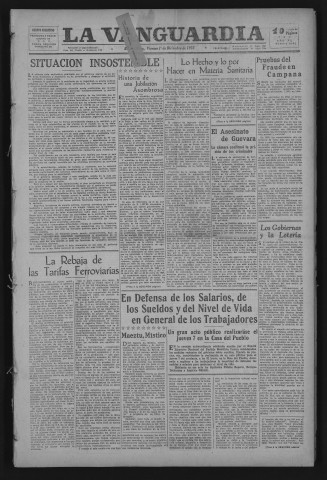 Décembre 1933 - La Vanguardia