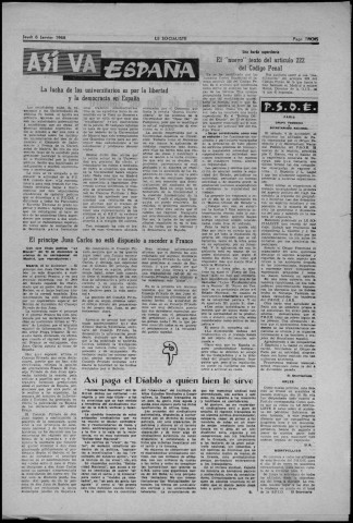 Le Socialiste (1966 : n° 209-253 ; 255-260)