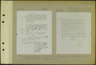 Strasbourg. Titre d'annexion de la ville à la France, du 3 octobre 1681. (Bibliothèque nationale)