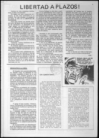 Alarma (1978 ; n°4). Sous-Titre : Boletín de Fomento obrero revolucionario. Autre titre : Boletín de FOR