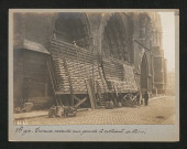 Travaux exécutés pour garantir la cathédrale de Reims