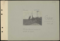 Guise (environs de). Poste de commandement d'un général pendant la bataille de Guise