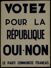 Votez pour la République : oui-Non