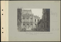 Nancy. Salle Poirel bombardée par les avions allemands le 26.2.18