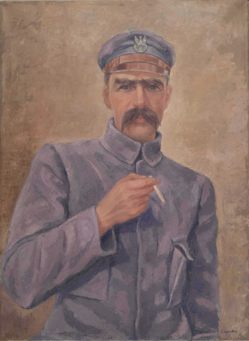 (Portrait de Pilsudski pendant la guerre 1914-1918)