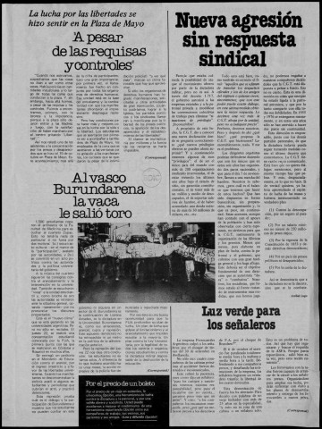 Opción. N° 33, noviembre 1981 Sous-Titre : Periódico obrero por el socialismo Autre titre : Opción (Buenos Aires)
