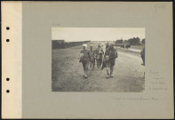 Auve (région d'), Camp Joffre. Groupe de prisonniers allemands blessés