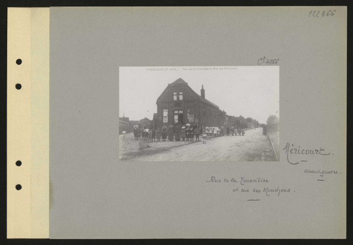Méricourt. Rue de la Truandise et rue des Mouchons