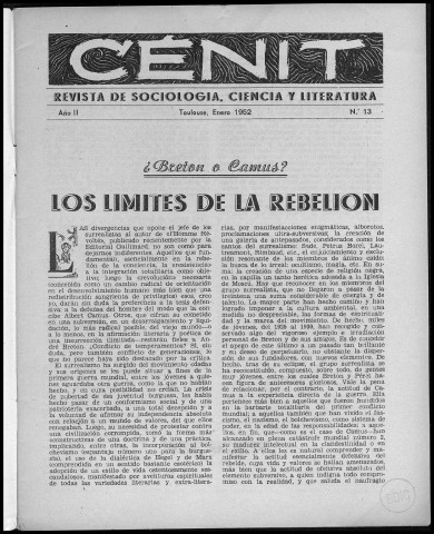 Cénit (1952 ; n° 13-24)