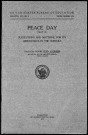 Peace Day (May 18). Sous-Titre : Suggestions and materials for its observance in the schools.United States Bureau of Education.Bulletin, 1912, N°8
