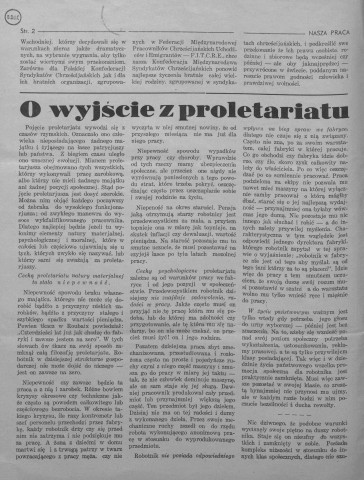 Nasza Praca (1959 : n°2-12)  Sous-Titre : Organ Polskich pracownikow chrzescianskich  Autre titre : Notre travail Organe des Travailleurs Chrétiens Polonais