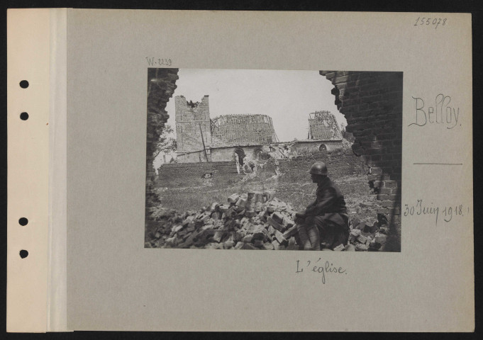 Belloy. L'église