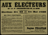 Eugène Pelletan aux électeurs de la 9me circonscription de la Seine