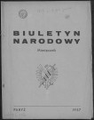 Biuletyn Narodowy (1957: n°1-2)