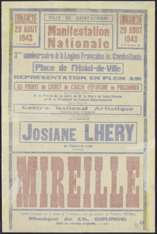 Manifestation nationale