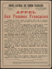 Appel aux femmes française : se priver, économiser, c'est travailler pour la Patrie