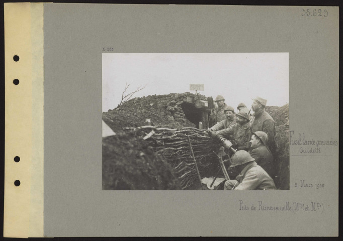 Remenauville (près) (Meurthe et Moselle). Fusil lance-grenades Guidetti