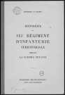 Historique du 115ème régiment territorial d'infanterie