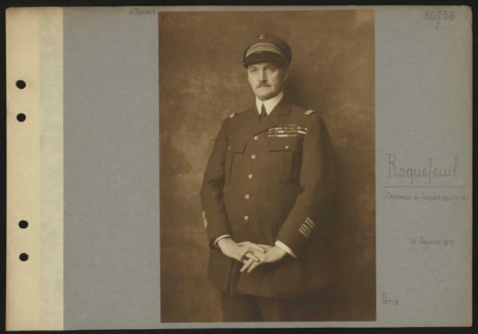 Paris. Roquefeuil, comte de (capitaine de frégate)