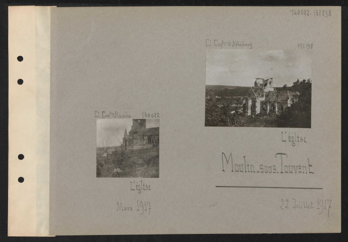 Moulin-sous-Touvent. L'église