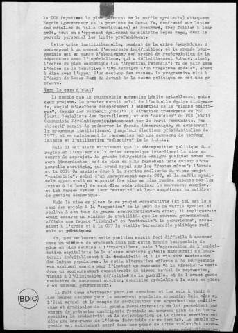 Textes originaux d'articles publiés par le CSLPA, 1975-1976.