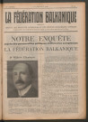 Juillet 1926 - La Fédération balkanique