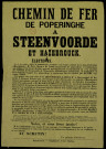 Chemin de fer de Poperinghe à Steenvoorde et Hazebrouck : au scrutin