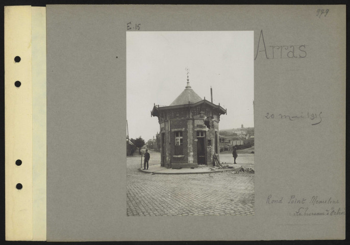 Arras. Rond-point Méaulens. Le bureau d'Octroi