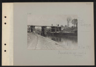 Pont-l'Évêque. Réparation du pont menant à Sempigny
