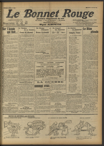 Le Bonnet rouge - Année 1915