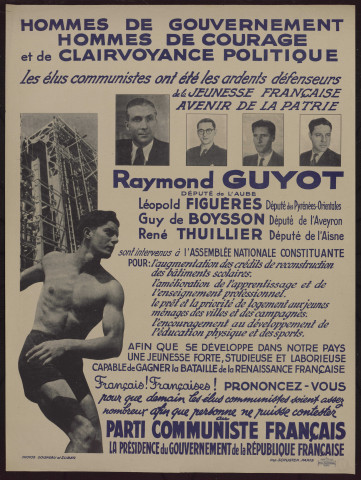 Hommes de gouvernement... Hommes de courage et de clairvoyance politique : Raymond Guyot