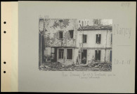 Nancy. Rue Drouin. Le n° 3 bombardé par les avions allemands