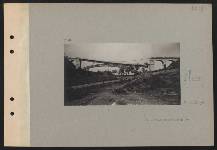 Flirey. Le viaduc du chemin de fer