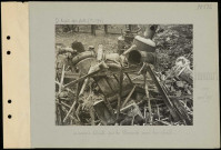 Jeancourt. La sucrerie détruite par les Allemands avant leur retraite