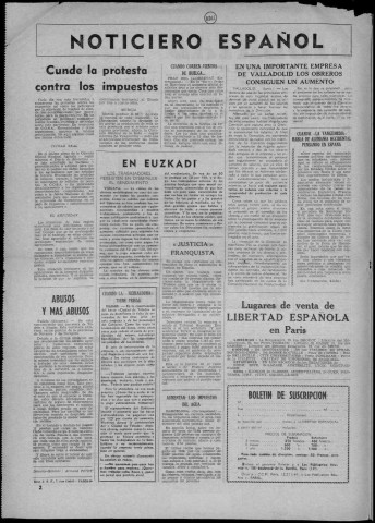 Libertad española (1956 : 1 ; 3-8). Autre titre : suite de : España