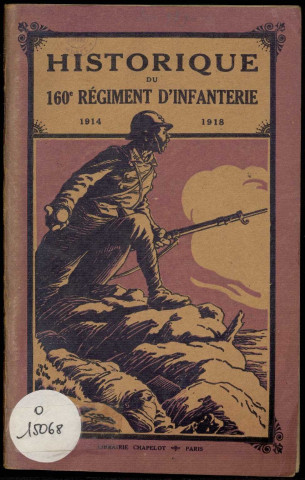 Historique du 160ème régiment d'infanterie