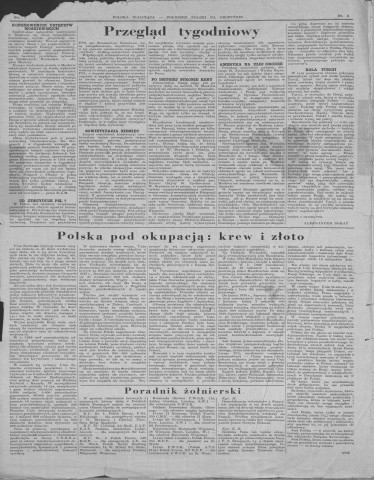 Polska Walczaca (1946 ; n°2-52)  Sous-Titre : Zolnierz Polski na obczyznie  Autre titre : Fighting Poland - weekly for the Polish Forces