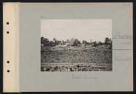 La Panneterie (sud de Libermont). Panorama des ruines