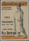 Exposition d'art : type de prisonniers &amp; Pierre Bertrand