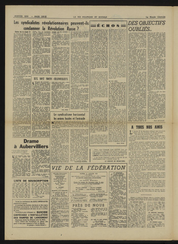 1958 - Le Monde libertaire